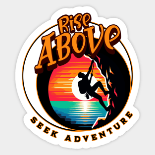 Seek adventure Sticker